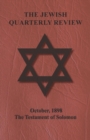 Image for Jewish Quarterly Review - October, 1898 - The Testament of Solomon.
