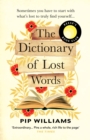 Image for The dictionary of lost words
