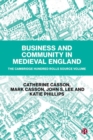 Image for Business and Community in Medieval England