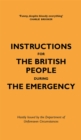 Image for Instructions for the British people during the emergency