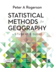 Image for Statistical methods for geography: a student&#39;s guide