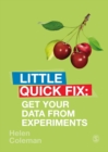 Image for Get your data from experiments
