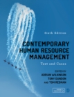 Image for Contemporary human resource management  : text and cases
