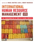 Image for International human resource management: the transformation of work in a global context.