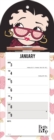 Image for Betty Boop Week-to-View Magnetic Memo Slim Calendar 2022