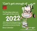 Image for Can&#39;t Get Enough of Golf Box Calendar 2022