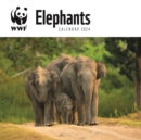 Image for WWF Elephants Square Wall Calendar 2024