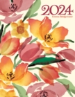 Image for Emma Bridgewater Golden Tulips Deluxe Diary 2024 - Spiral Bound