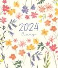 Image for Floral Watercolour Square Pocket Diary 2024