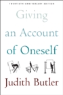 Image for Giving an Account of Oneself