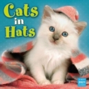 Image for CATS IN HATS SQUARE WALL CALENDAR 2021