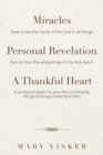 Image for Miracles, Personal Revelations, a Thankful Heart