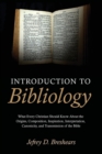 Image for Introduction To Bibliology