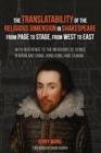 Image for The Translatability of the Religious Dimension in Shakespeare from Page to Stage, from West to East