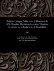 Image for Bulletin Critique Publie Sous La Direction de MM. Beurlier, Duchesne, Lescoeur, Thedenat Secretaire de la Redaction, A. Baudrillart