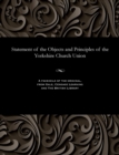 Image for Statement of the Objects and Principles of the Yorkshire Church Union