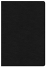 Image for NKJV Large Print Ultrathin Reference Bible Black Letter Edition, Premium Black Genuine Leather, Indexed