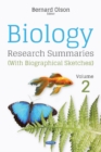 Image for Biology Research Summaries (with Biographical Sketches)