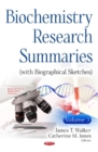 Image for Biochemistry Research Summaries (with Biographical Sketches) : Volume 3