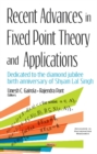 Image for Recent Advances in Fixed Point Theory &amp; Applications