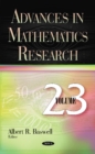 Image for Advances in Mathematics Research : Volume 23