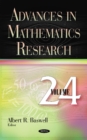 Image for Advances in mathematics researchVolume 24