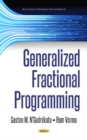 Image for Generalized Fractional Programming