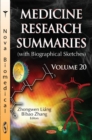 Image for Medicine Research Summaries : Volume 20