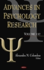 Image for Advances in Psychology Research : Volume 132