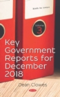 Image for Key Government Reports for December 2018 : Volume 3