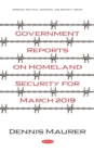 Image for Government Reports on Homeland Security for March 2019