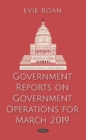Image for Government Reports on Government Operations for March 2019