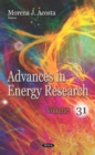 Image for Advances in Energy Research. Volume 31
