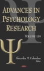 Image for Advances in psychology researchVolume 139