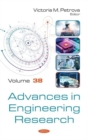 Image for Advances in Engineering Research : Volume 38