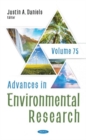 Image for Advances in Environmental Research : Volume 75