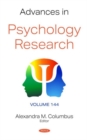 Image for Advances in Psychology Research : Volume 144