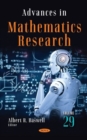 Image for Advances in mathematics researchVolume 29