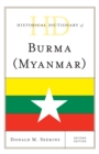 Image for Historical Dictionary of Burma (Myanmar)