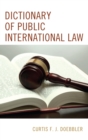Image for Dictionary of public international law