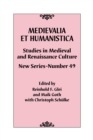 Image for Medievalia et Humanistica, No. 49 : Studies in Medieval and Renaissance Culture: New Series