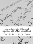 Image for Intro to first-Order Differential Equations with a Math Cheat Sheet