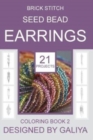 Image for Brick Stitch Seed Bead Earrings. Coloring Book 2
