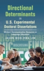Image for Directional Determinants in U.S. Experimental Doctoral Dissertations
