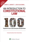 Image for An introduction to constitutional law: 100 Supreme Court cases everyone should know