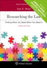 Image for Researching the law: finding what you need when you need it