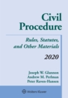Image for Civil Procedure: Rules, Statutes, and Other Materials, 2020 Supplement