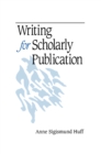 Image for Writing for scholarly publication