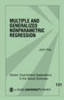 Image for Multiple and Generalized Nonparametric Regression