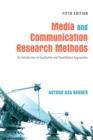 Image for Media and communication research methods